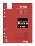 Finocam - Recambio Anual 2021 Semana vista vertical Open R1099C Catalán
