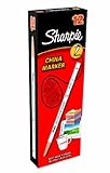 Sharpie - Caja de marcadores para porcelana (12 unidades, color blanco)