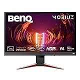 BenQ Mobiuz EX240N Monitor para juegos (23,8 pulgadas, 165hz, 1ms, HDMI y DP compatible con 120Hz para PS5, Xbox X-Series y S-Series), único