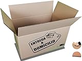 Chely Intermarket, Cajas de cartón GRANDES para mudanzas 60x40x40cm (Pack 10uds) Canal doble más rígido, práctico y consistente | Fabricadas en España | 100% reciclables (53643-60x40x40cm-10,00)
