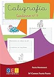 Montessori Calligraphy Notebook 9: Forbedrer streger og skrivning | Montessori guideline | 1. Grundskoleuddannelse | Redaktionelt Geu: Calligraphy Primary Education (Calligraphy Montessori Børn 6 til 7 år)