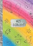 Cuaderno dibujo niños - Bloc de dibujo: A4 infantil para niños Block para dibujar grande tambien pintar bocetos o esbozo. Bonita idea de regalo libreta para niños y principiantes de dibujo. Español