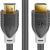 deleyCON 1,5m HDMI Cable 2.0 a/b - HDR 10+ UHD 2160p 4K@60Hz YUV 4:4:4 HDR HDCP 2.2 3D ARC Dolby Digital + Dolby Atmos - Negro Gris