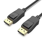 Cable DisplayPort a DisplayPort de 1,8m, BENFEI DP a DP Macho a Macho Chapado en Oro, Compatible con 4K @ 60Hz, 2K @ 144Hz Compatible con Lenovo, DELL, HP, ASUS y más