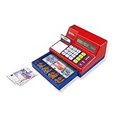 Learning Resources- Caja registradora calculadora con Dinero del Reino Unido de Juguete Pretend & Play, Color (LSP2629-EUR)