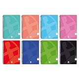 Unipapel Pack de 10 Cuadernos con Hojas Lisas, Tamaño Cuarto, Centauro 01-Uniclasic, 80 Hojas, 60 Gramos, Colores Surtidos Aleatorios, 98450295