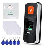 NN99 Standalone RFID Fingerprint Access Control Sistimi ea Biometric Reader 125KHz Door Opener Controller Ts'ehetso ea Karete ea SD Wiegand26 + 10pcs EM Cards Keychains