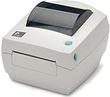 Zebra CG420d - Impresora de etiquetas (direct thermal / thermal transfer, 203 x 203 DPI, 102 mm/seg, 8 MB, 8 MB, 127 mm), color blanco (Reacondicionado)