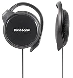 Panasonic RP-HS46E-K Slim - Auriculares de Clip Compactos Plegables (108 dB, Auriculares poliamida, Diseño ultradelgado, 3.5 mm, 32 Ohmio), color Negro
