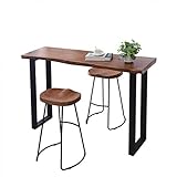 T-Table Lxn massivt træ barbord, mod væggen, langbord til hjemmet, højbordsbar, café, pub spisebord (ekskl. barstole)