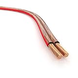 KabelDirekt – 30m Cable de Altavoces (2x1,5mm² Cable de Altavoz HiFi, Made in Germany, de Cobre Puro, con indicación de polaridad, para el Mejor Sonido Posible de su Sistema de música)
