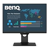 BenQ BL2581T - Monitor Profesional de 25' WUXGA (1920x1200, 5ms, 60Hz, HDMI, IPS, DP, DVI-D, VGA, USB, Altavoces, regulable altura, Sensor Brillo Inteligente, Flicker-free, Low Blue Light) - Negro