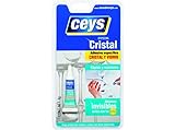 Ceys - Adhesivo cristales y vidrios - Pegamento para clistal con uniones invisibles - 30GR