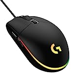 Logitech Gaming Mouse G203 LIGHTSYNC - Maus - USB - Schwarz