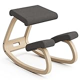 Varier Variable, Original Kneeling Chair, Designed by Peter Opsvik, Natural/Gray