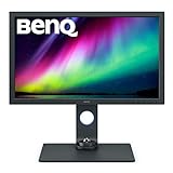 BenQ SW271C – Monitor para Fotógrafos y edición Vídeo de 27”, UHD 4K, IPS, AQCOLOR, HDR10/HLG, 99% Adobe RGB, Calibración de Hardware, Gris Oscuro