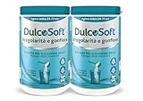 DulcoSoft Irregularidad y hinchazón, laxativo, tratamiento estítismo, sin gluten, sin azúcar, sin lactosa, 1 paquete de 200 g + 1 paquete de 200 g