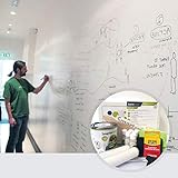 Pintura de Pizarra Smart Blanca 2m² - Crea una Pizarra Blanca - Borrado En Seco - Para Pared de Oficina, Colegios o Casas