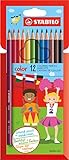 Crayon de couleur STABILo - Étui de 12 couleurs