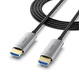 ATZEBE Cable HDMI Fibra Óptica - 30m, Cable HDMI 4k Compatible con 4K 60Hz HDR 4:4:4, Alta Velocidad 18Gbps, 3D, ARC, HEC, CEC, HDCP 2.2