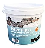 Masilla en Pasta Exterior - Piter plast al Uso. Sirve para tapar agujeros, grietas y fisuras (1 kg.)
