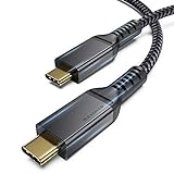 Maxonar Cable Thunderbolt 3(2m,40 Gb/s),Cable USB C4.0 certificado,TB3,20V/5A,100 W,Soporta 1 Monitor 5K/60Hz o 2 de 4K/60hz,Macbok Air M1,SSD Externa,eGPU(GPU externa),Estación de Acoplamiento USBC