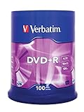 Verbatim 43551 - DVD+R vírgenes (100 Unidades, 4.7 GB, 16x) Multicolor