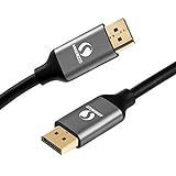 ANNNWZZD Cable DisplayPort, 8K Display Port Ultra HD Cable DP para Portátil, PC, TV, Monitor 1M