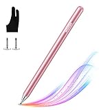 WOEOA Lápiz Stylus Capacitivo Universal, Stylus Pen 2 in 1 Bolígrafos Digitales para Pantalla Táctil iPad, Samsung Tab, Teléfonos