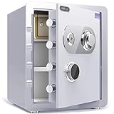 Домашній настінний сейф, домашній сейф із механічним замком, малий протипожежний сейф для гардеробу, офісна скринька для файлів із захистом від крадіжок, з ключем
