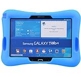 Newstyle prueba de golpes para niños Super ligero cubierta de protección diseño de amplificador con entrada de Audio para Samsung Galaxy Tab 4 10.1 SM-T530 /T531 /T535 (azul)