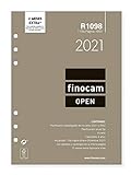 Finocam - Recambio Anual 2021 1 Día página Open R1098 Español, 1000-155x215 mm