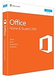 Microsoft Office Home & Student 2016 - Suite pwogram angle, V2