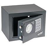 HMF 46126-11 Caja fuerte pequeña con cerradura de combinación, caja fuerte para muebles, 23 x 17 x 17 cm, antracita