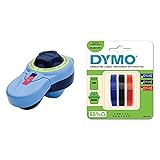 Принтер DYMO Junior для домашнього використання (іспанська версія) + 3D стрічки для етикеток Стрічки для принтерів етикеток (Бельгія, 40 (уточнюється), блістер)