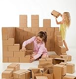 GiGi Bloks XXL | Bloques Construccion Niños de Cartón | 60 Bloques de Construccion | Juego Bloques | Bloques Grandes Construccion Niños | Piezas de Construccion Para Niños | Construir Fortalezas