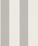 Rasch A.S. Création 700251 - Papel pintado, diseño de rayas, color gris y blanco