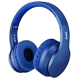 Sunvito Auriculares Bluetooth 5.0 de Diadema Plegable,4 en 1 Estéreo Bass Inalámbrico Auriculares con Reproductor MP3,FM Radio,Auriculares con Cable,Mic Arriba-Oreja