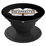 BREWMASTER para el cervecero casero de cerveza artesanal PopSockets Agarre y Soporte para Teléfonos y Tabletas