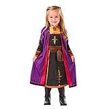 Rubies - Disfraz oficial Anna Frozen de 2 tallas 2 – 3 años – 3 años – Rubie's ans-I-300289TOD – para niña, I-300289TOD, azul