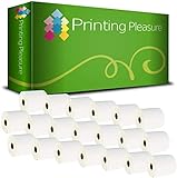Printing Pleasure 20x Compatible Zebra 100mm x 50mm Etiquetas de impresoras (1000 Etiquetas por Rollo) para Zebra, Toshiba, Citizen, Eltron, Orion, UPS