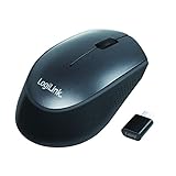 LogiLink ID0160 - Ratón inalámbrico USB-C (2,4 GHz, tecnología de conexión automática), Color Negro