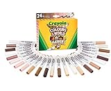Crayola Colours of the World - Rotuladores en 24 colores especialmente diseñadospara representar a personas de todo el mundo 58-7804