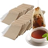 NEPAK 600PCS Bolsita de te de Filtro Bolsas de Papel papel bolsas de té vacío Bolsa de te de filtro de papel Desechable(6 * 8cm)
