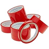 PrimeMatik - Cinta Adhesiva roja para precintadora Cierra Bolsas de plástico 24-Pack
