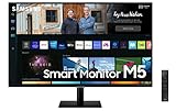 Samsung S27BM500 Monitor de 27' Full HD (1920 x 1080, VA, Smart TV, HDMI, Bluetooth, AirPlay, WiFi, Office 365, 16:9, 60Hz, Dex Sense fil, Altaveus Integrats, Hub IoT), negre