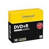 Intenso DVD+R 4.7GB, Printable, 16x 4.7GB DVD+R 10pieza(s) - DVD+RW vírgenes (Printable, 16x, 4,7 GB, DVD+R, 120 mm, 10 pieza(s), 240 min, Caja de cd)