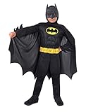 Batman Dark Knight disfraz niño original DC Comics (Talla 3-4 años) con músculos acolchados