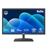 TuTu Monitor 22 Polzades LED FHD 75 Hz (1920 x 1080, VGA+HDMI, 5ms, VESA-100x100), Panell de VA sense Vores, Cura d'Ulls sense Llampades, Filtre Llum Blava, Baix Consum