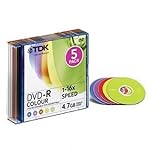 TDK T19825 DVD grabable - DVD-R caja 5 unidades